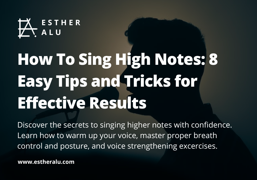 how to sing high notes